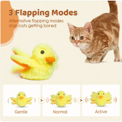 Rechargeable Flapping Duck Cat Toy