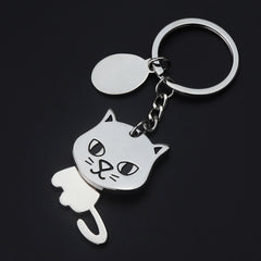 Small Cat Key Tag