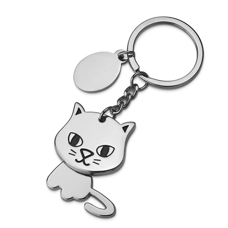 Small Cat Key Tag