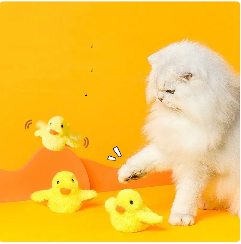 Rechargeable Flapping Duck Cat Toy