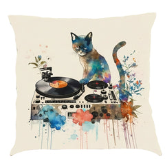 Musical Cats Printed Pillowcases
