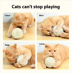 Giant Sisal Play Ball | Cat Stress Relief Toy