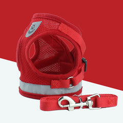 Breathable Mesh Vest with Leash