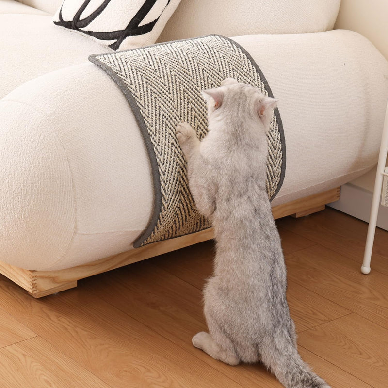 Sisal Cat Scratcher Mat with Adhesive Strips