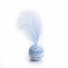 Cosmic Feather Ball Cat Toy