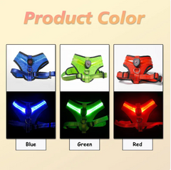 GlowPaws LED Pet Harness