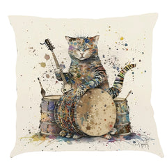 Musical Cats Printed Pillowcases