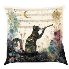 Musical Cats Printed Pillowcases