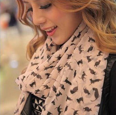 Classy Cat Lovers Scarf