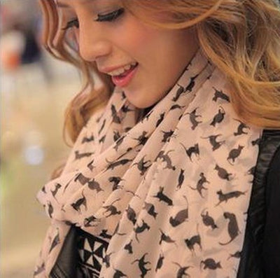 Classy Cat Lovers Scarf