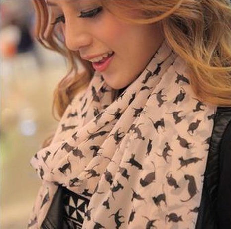 Classy Cat Lovers Scarf