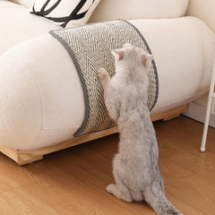 Sisal Cat Scratcher Mat with Adhesive Strips