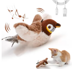 USB Rechargeable Flapping Bird Cat Toy
